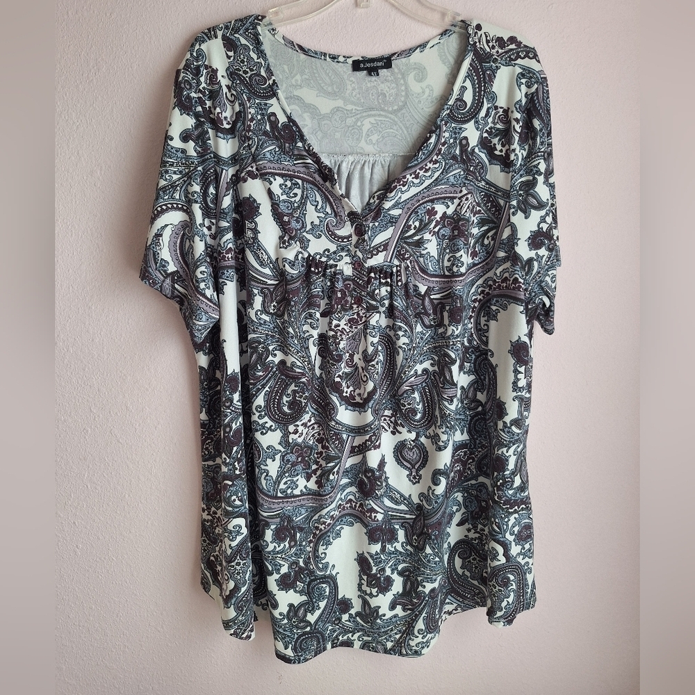 Paisley Print Women's Top